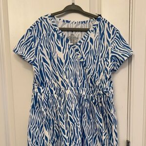 DVF for Target Kids' Short Sleeve Faux Wrap Dress (Size M)